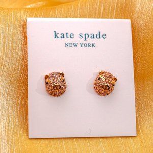 Kate Spade Imagination Pave Pig Studs Earrings